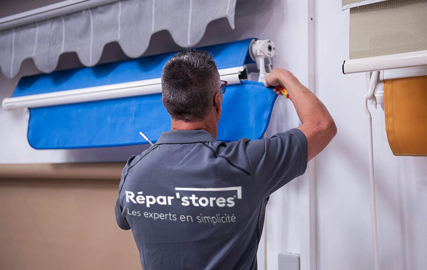 Changement de toiles de store banne